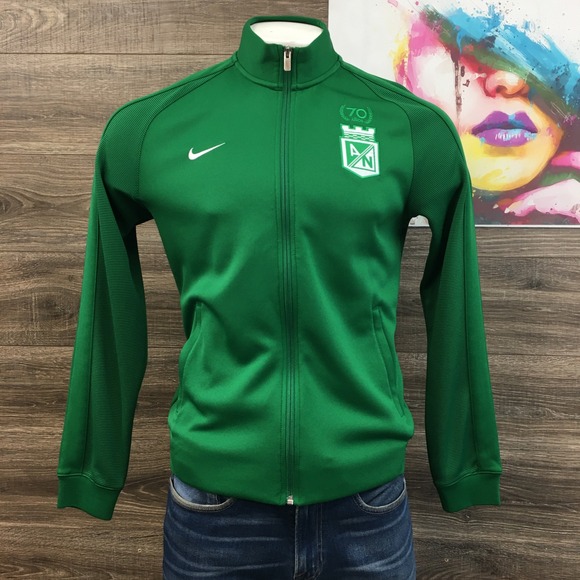 Vintage‎ Y2K Nike Atletico Nacional Track Jacket AN 70 Anos Full Zip Mens Size M